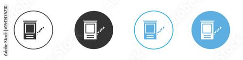 Road toll icon Logo Template Design set