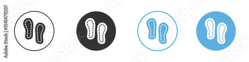 Soles icon Logo Template Design set