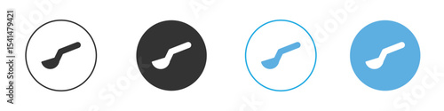 Spoon icon Logo Template Design set
