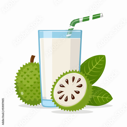 Fresh green kiwi juice in a glass, an isolated healthy fruit drink
