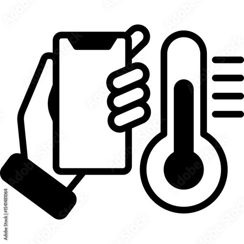 Smart Thermometer mixed icon