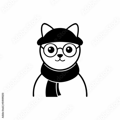 funny cartoon cat