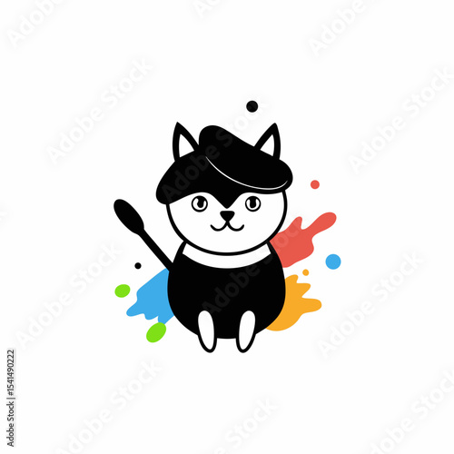 funny cartoon cat