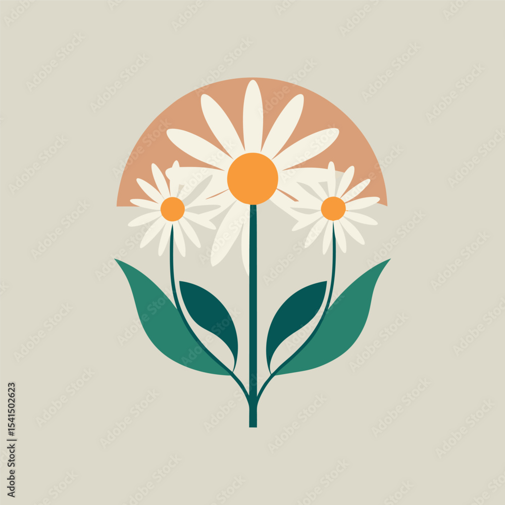 Naklejka premium Flower illustration