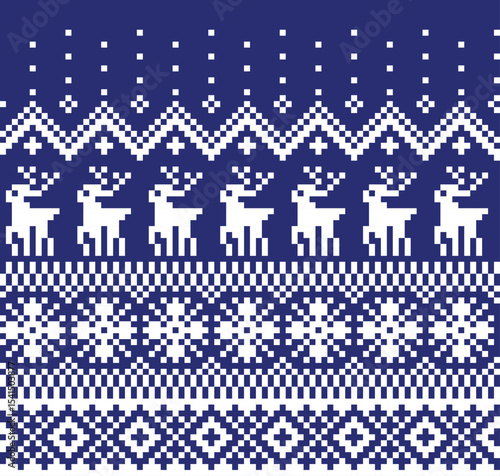 seamless knitted pattern