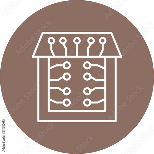Artificial building Icon