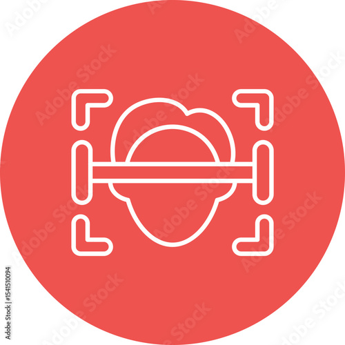Face scanner Icon