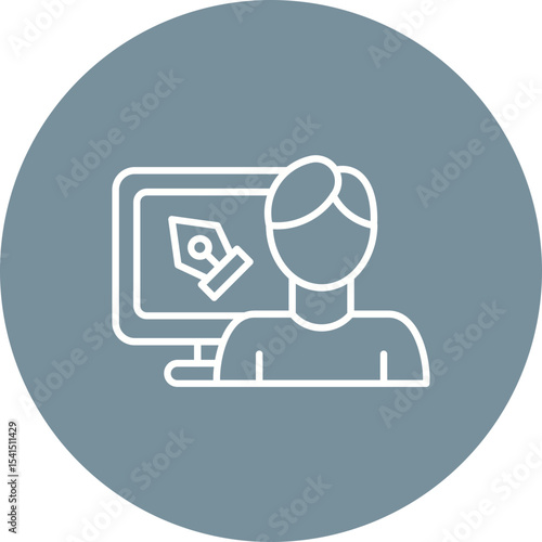 Graphic designer Icon