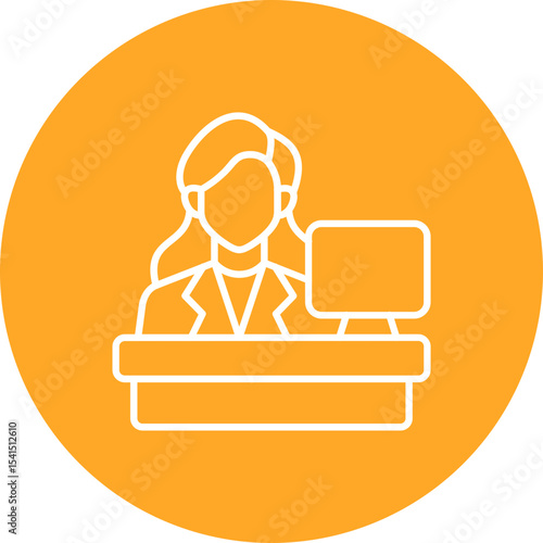 Receptionist Icon