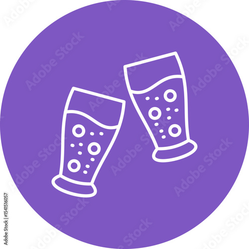 Juice glasses Icon
