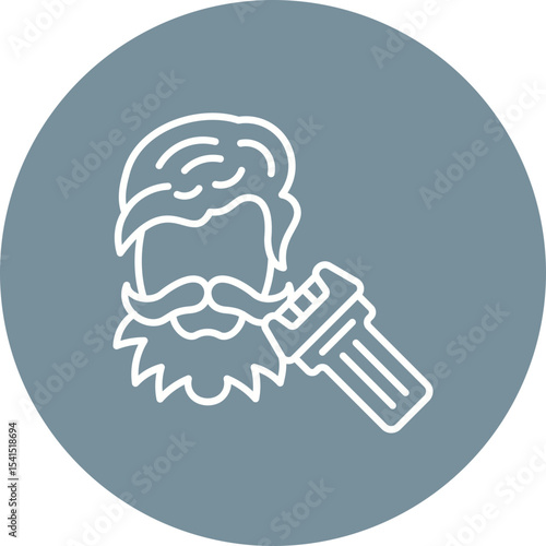 Beard trimming Icon