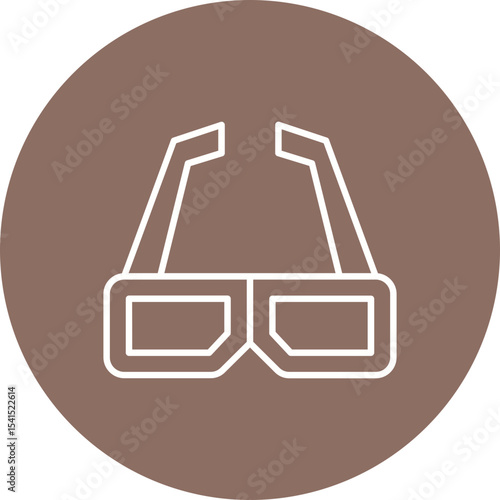 3d glasses Icon
