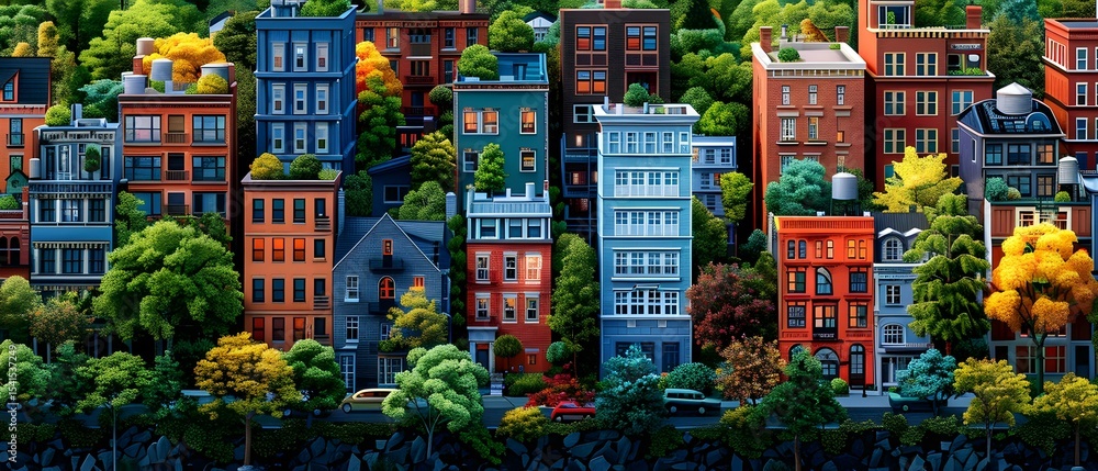 Obraz premium city, building, skyline, architecture, cityscape, urban, skyscraper, downtown, sky, 