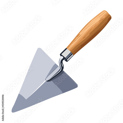 Flat Bottom Trowel for Spreading Mortar