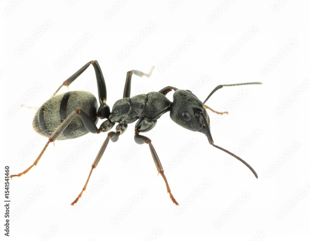 Termite close view over white background, no shadow Termite close view over white background, no shadow
