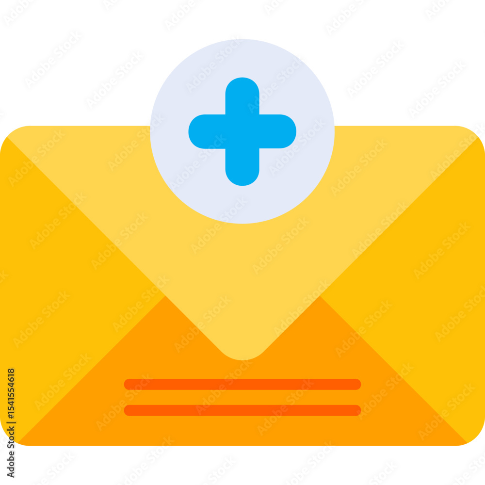 Fototapeta premium Adding Vector Icon Design