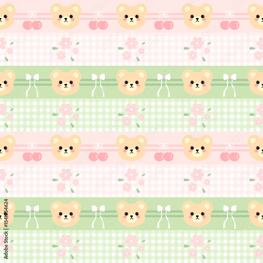 Obraz premium seamless baby pattern
