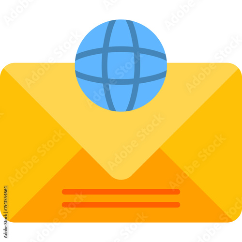 Global Communication Vector Icon Design