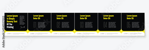 Instagram carousel template layout design for five tips sharing on social media. Linkedin carousel banner design vector template