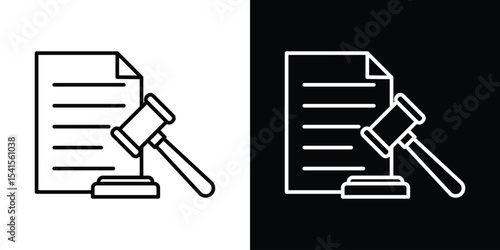 Code of conduct icon design. simple stroke line vector icon set