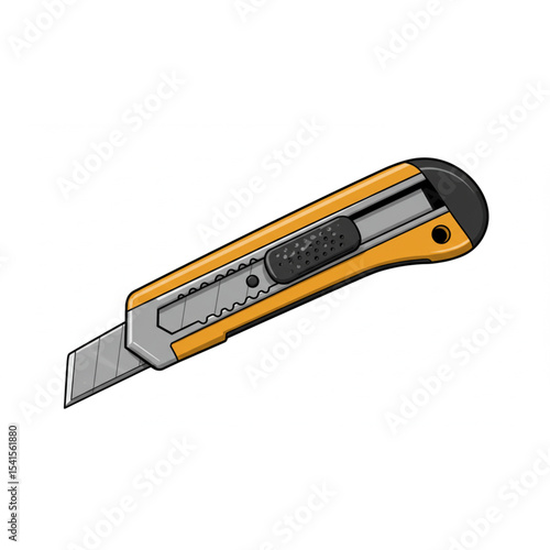 A sharp utility knife design perfect for crafting logos branding projects and web icons showcasing detailed craftsmanship