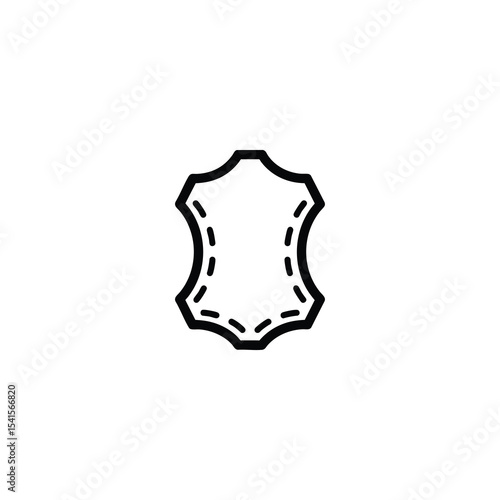Leather Texture Stitching Detail Icon