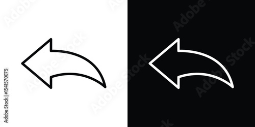 Share icon design. simple stroke line vector icon set