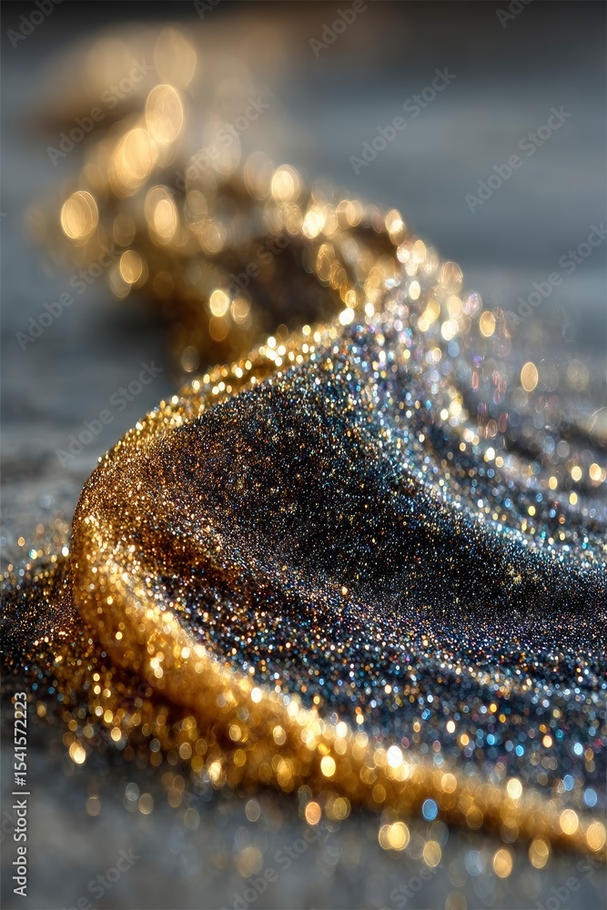 Abstract Gold and Black Glitter Texture Abstract Gold and Black Glitter Texture