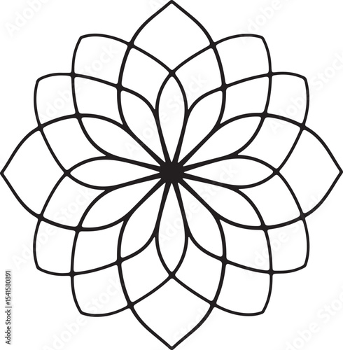 vector illustration of a flower