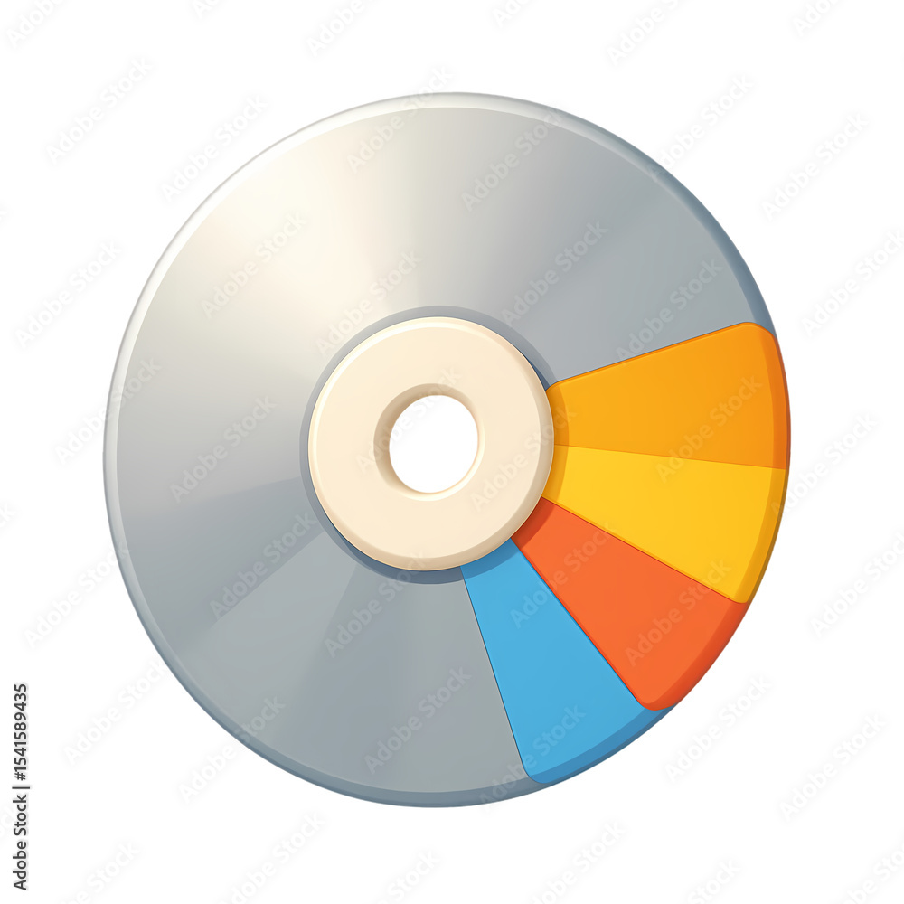 Cd or dvd isolated on white Cd or dvd isolated on white