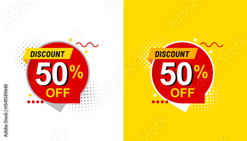 Up To 50 Off Special Offer Vector. Special offer discount tag 50 percent. Vector illustration