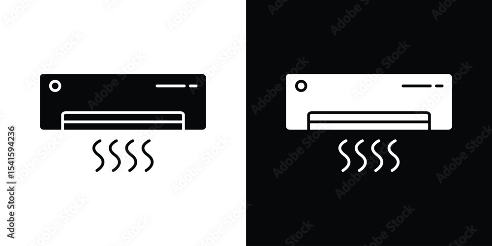 Obraz premium Air conditioner icon Vector scalable graphics