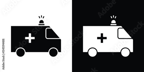 Ambulance icon Vector scalable graphics