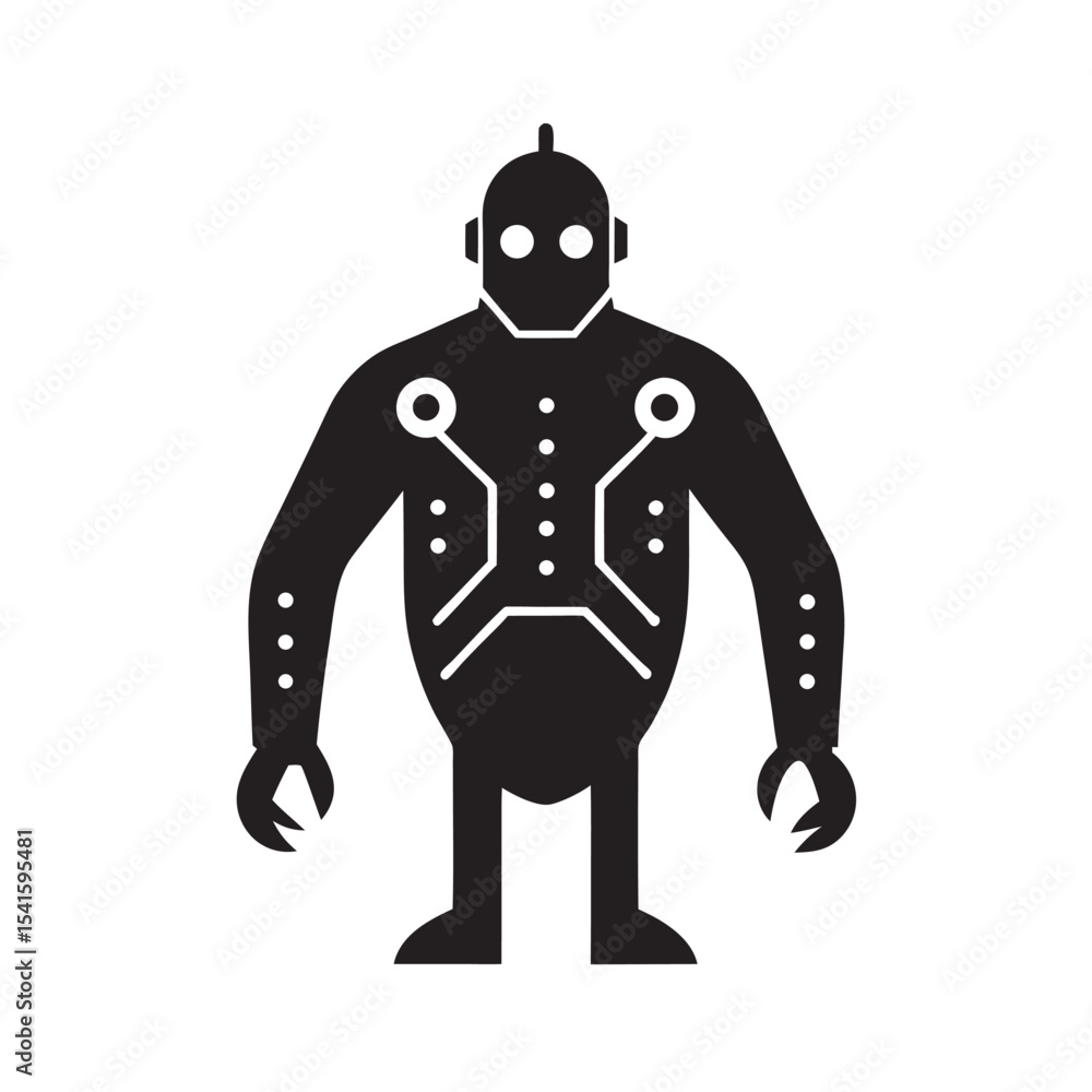 Fototapeta premium Living Robot Slime Mold Artwork