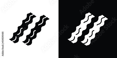 Bacon icon Vector scalable graphics