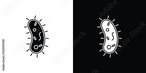 Bacteria icon Vector scalable graphics