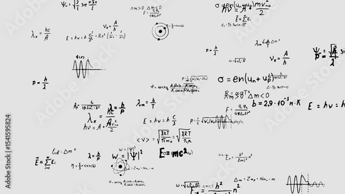 Equation think calculate remember formula showing up to front overlay solution solve handwritten text lecture graphic abstract lesson symbol white screen.