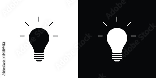 Bulb icon Vector scalable graphics