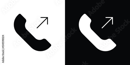 Call outgoing icon Vector scalable graphics