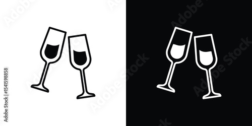 Champagne Glass icon Vector scalable graphics