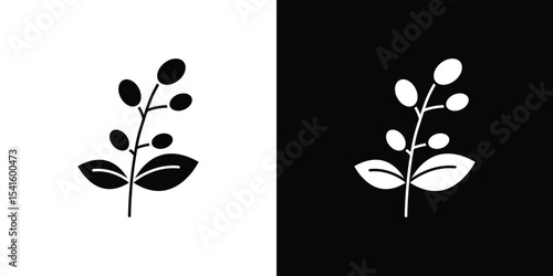 Coffee plant icon Vector scalable graphics