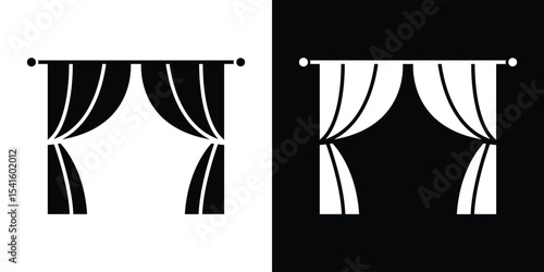 Curtain icon Vector scalable graphics
