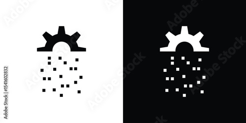 Digital transformation icon Vector scalable graphics