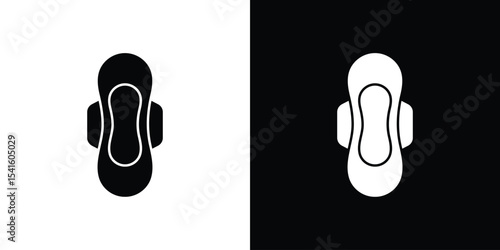 Feminine hygiene pad icon Vector scalable graphics