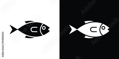 Fish icon Vector scalable graphics