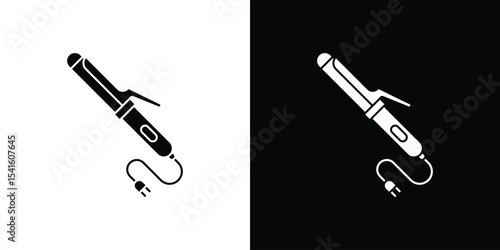 Hair curler icon Vector scalable graphics