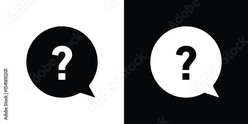 Interrogation icon Vector scalable graphics