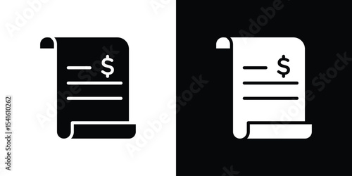 Invoice icon Vector scalable graphics