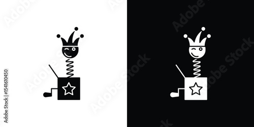 Jack in the box icon Vector scalable graphics
