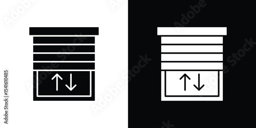Jalousie icon Vector scalable graphics